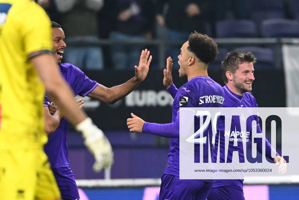 RSC Anderlecht v KV Kortrijk - Jupiler Pro League ANDERLECHT, BELGIUM - NOVEMBER 03 : Stroeykens Mario midfielder of RSC Anderlecht during the Jupiler Pro League match between RSC Anderlecht and KV Kortrijk on November 3, 2024 in Anderlecht, Belgium, 03 11 2024 Anderlecht Belgium