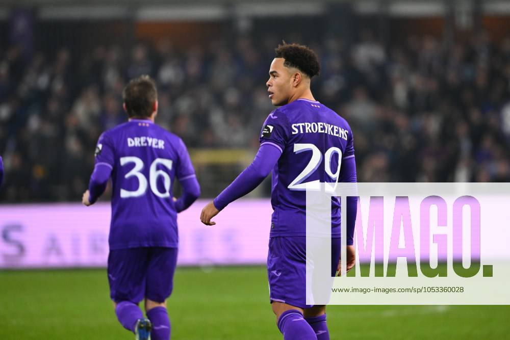RSC Anderlecht v KV Kortrijk - Jupiler Pro League ANDERLECHT, BELGIUM - NOVEMBER 03 : Stroeykens Mario midfielder of RSC Anderlecht during the Jupiler Pro League match between RSC Anderlecht and KV Kortrijk on November 3, 2024 in Anderlecht, Belgium, 03 11 2024 Anderlecht Belgium