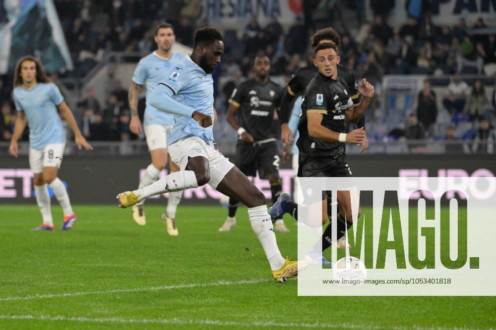 CALCIO - Serie A - SS Lazio vs Cagliari Calcio Lazioâ??s Boulaye Dia goal 1-0 during the Italian Football Championship League A 2024 2025 match between SS Lazio vs Cagliari Calcio at the Olimpic Stadium in Rome on 04 November 2024. Rome Italy