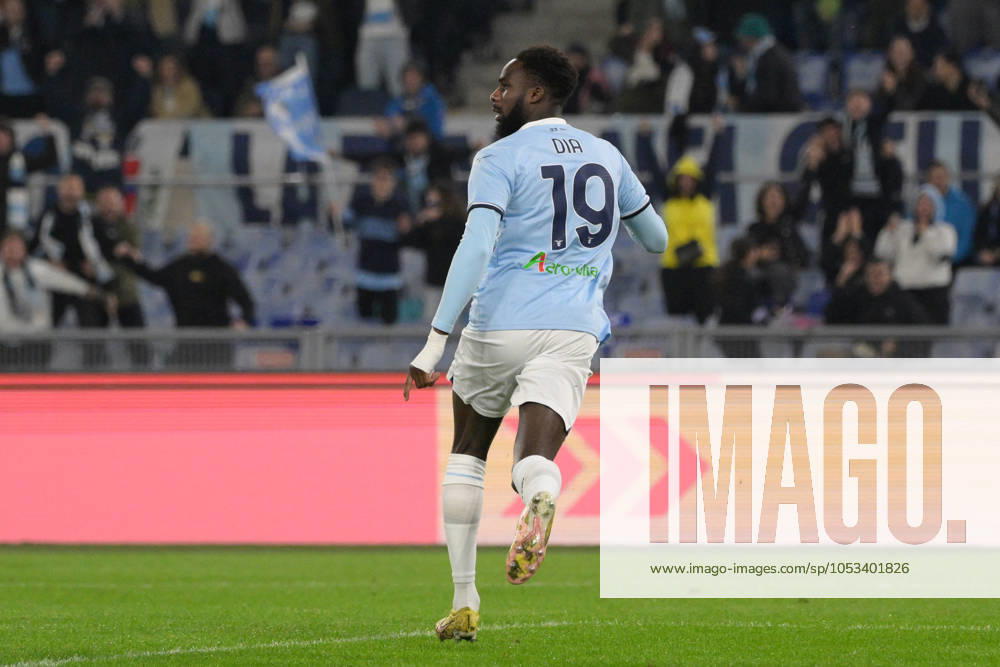 CALCIO - Serie A - SS Lazio vs Cagliari Calcio Lazioâ??s Boulaye Dia celebrates after scoring the goal 1-0 during the Italian Football Championship League A 2024 2025 match between SS Lazio vs Cagliari Calcio at the Olimpic Stadium in Rome on 04 November 2024. Rome Italy
