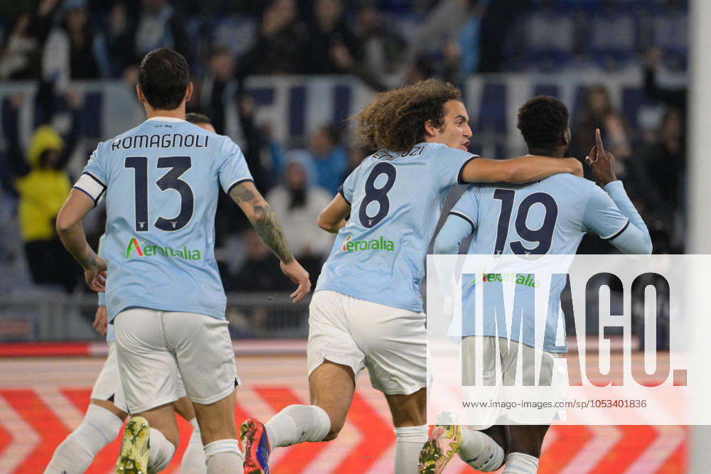 CALCIO - Serie A - SS Lazio vs Cagliari Calcio Lazioâ??s Boulaye Dia celebrates after scoring the goal 1-0 during the Italian Football Championship League A 2024 2025 match between SS Lazio vs Cagliari Calcio at the Olimpic Stadium in Rome on 04 November 2024. Rome Italy