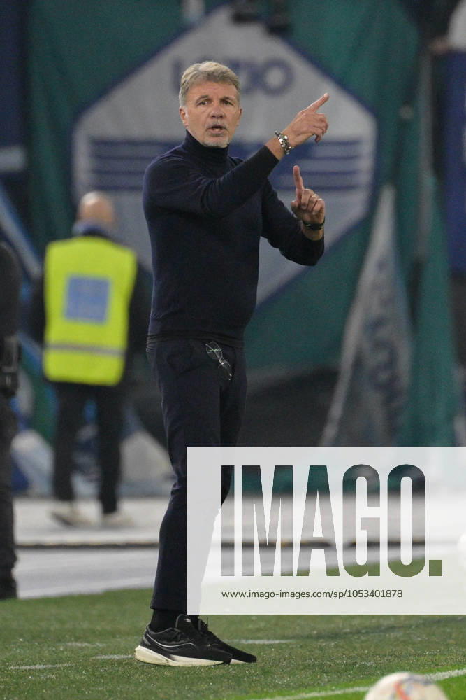 CALCIO - Serie A - SS Lazio vs Cagliari Calcio Lazioâ??s head coach Marco Baroni during the Italian Football Championship League A 2024 2025 match between SS Lazio vs Cagliari Calcio at the Olimpic Stadium in Rome on 04 November 2024. Rome Italy