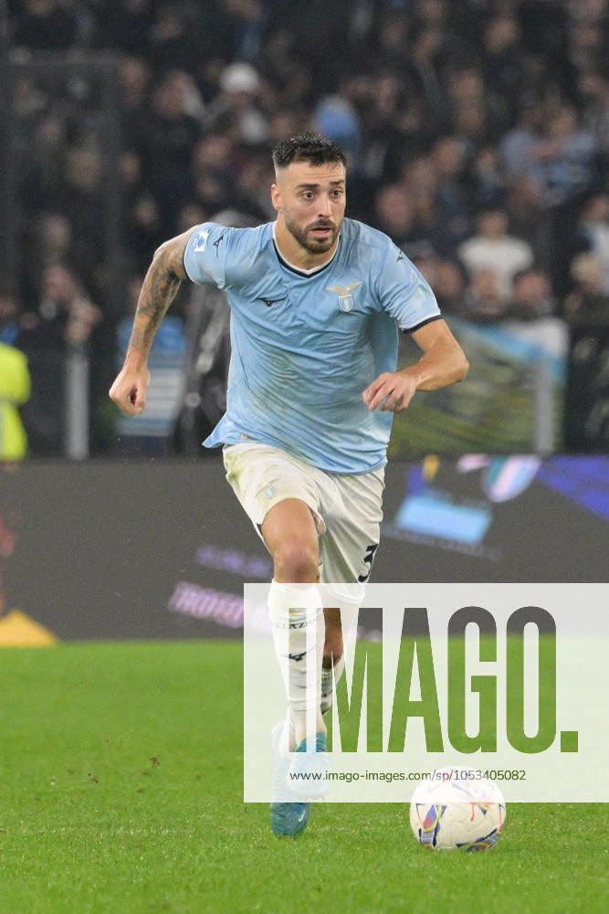 CALCIO - Serie A - SS Lazio vs Cagliari Calcio Lazioâ??s Mario Gila during the Italian Football Championship League A 2024 2025 match between SS Lazio vs Cagliari Calcio at the Olimpic Stadium in Rome on 04 November 2024. Rome Italy