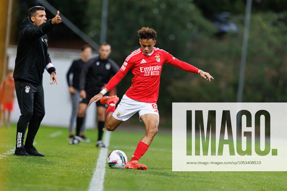 Diogo Spencer seen during Liga Portugal 2 game between teams of SL Benfica B and CD Tondela at Benfica Campus (Maciej Rogowski) Seixal Benfica Campus Portugal