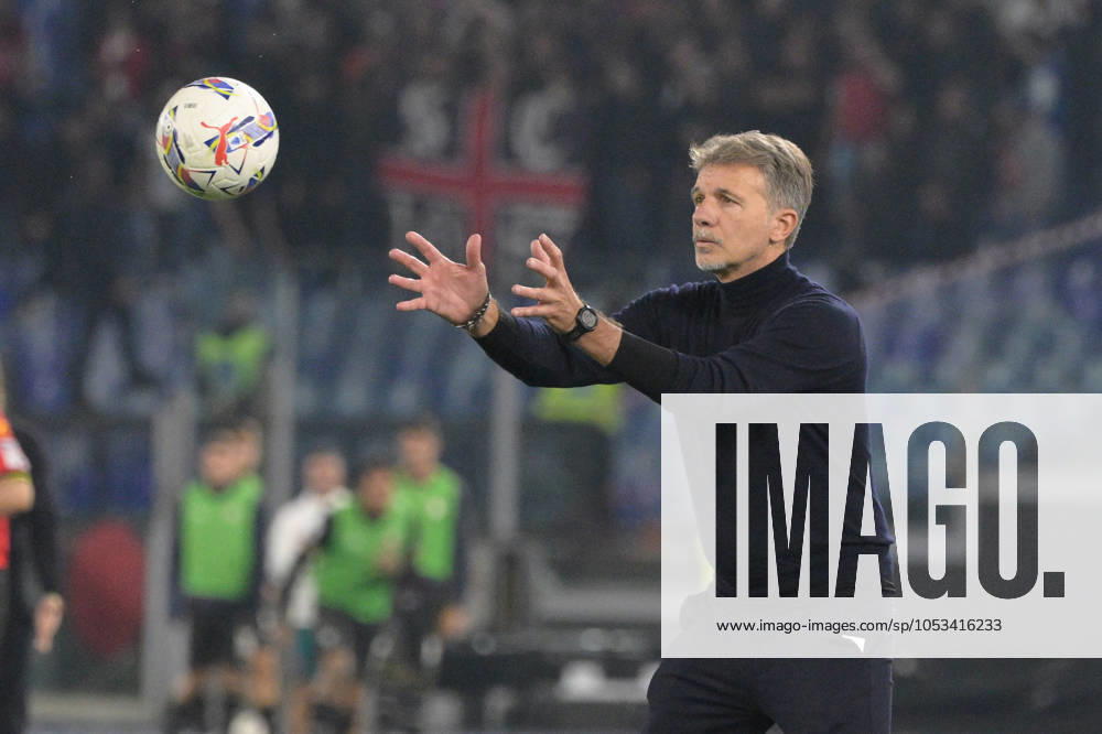 CALCIO - Serie A - SS Lazio vs Cagliari Calcio Lazioâ??s head coach Marco Baroni during the Italian Football Championship League A 2024 2025 match between SS Lazio vs Cagliari Calcio at the Olimpic Stadium in Rome on 04 November 2024. Rome Italy