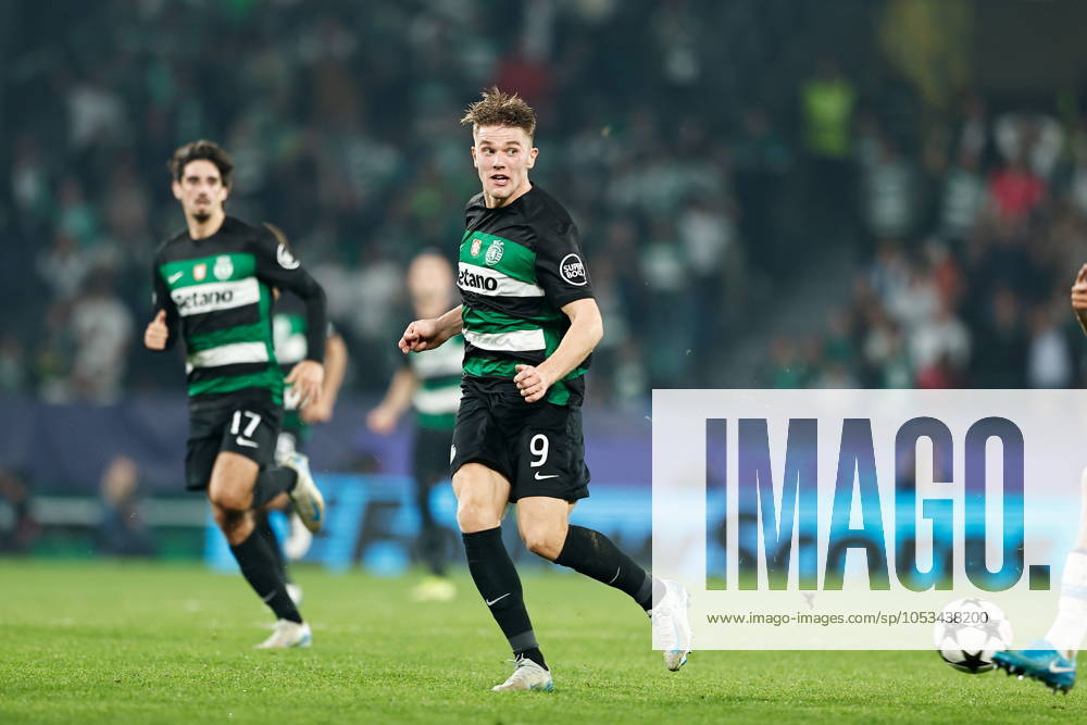Viktor Gyokeres (SportingCP), NOVEMBER 5, 2024 - Football Soccer : UEFA Champions League League phase match day 4 between Sporting Clube de Portugal 4-1 Manchester City at the Estadio Jose Alvalade in Lisbon, Portugal. Noxthirdxpartyxsales (272403025)