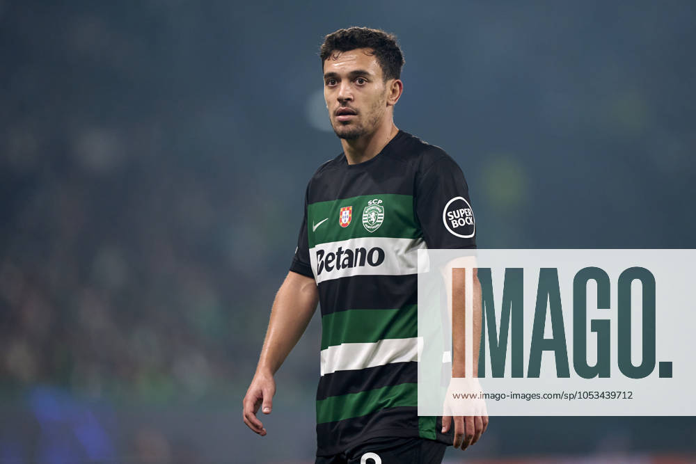 Sporting Clube de Portugal v Manchester City - UEFA Champions League 2024 25 League Phase MD4 Pedro Goncalves of Sporting CP looks on during the UEFA Champions League match between Sporting CP and Manchester City at Jose Alvalade Stadium in Lisbon, Portugal, on November 5, 2024. Lisbon, Portugal Lisbon Portugal