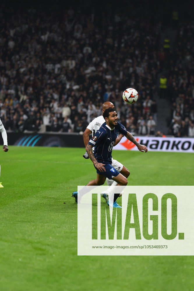 Joao Mario (18) of Besiktas JK and Sergio Pena (8) of Malmö FF during the UEFA Europa League 2024 25 League Phase MD4 match between Besiktas JK and Malmö FF at Besiktas Park on November 6, 2024 in Istanbul, Turkey. (Photo by Seskimphoto ) Besiktas JK v Malmö FF -- UEFA Europa League 2024 25 League match