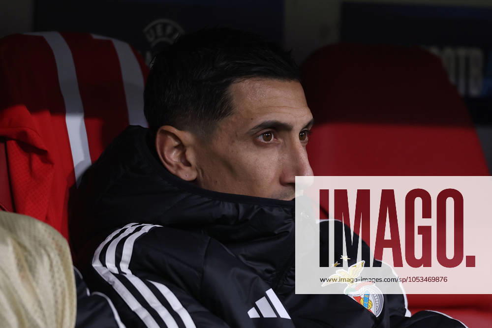 Munich, Alianz Arena UEFA Champions League 2024 25 on 6 11 2024 Matchday 4 FC Bayern Munich SL Benfica v l , Angel di Maria S L Benfica sits on the bench