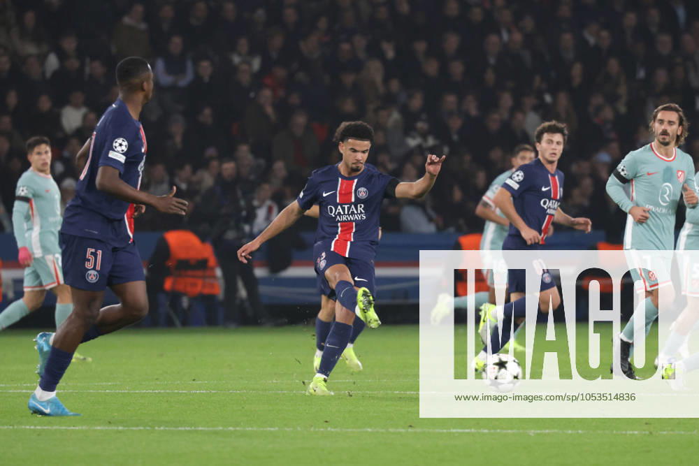 France - UEFA Champions League Paris Saint Germain vs. Atletico de Madrid - 06 11 2024 FRANCE, PARIS, NOVEMBER 06. Warren Zaire-Emery of Paris SG during the UEFA Champions League football match between Paris Saint Germain and Atletico de Madrid on November 06, 2024 at Parc des Princes in Paris, France. Photo by Manuel Blondeau AOP.Press Paris Parc des Princes France