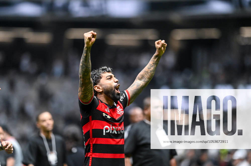 Atlético MG x Flamengo BELO HORIZONTE, MG - 10.11.2024: ATLÉTICO MG X FLAMENGO - Gabriel Barbosa, Gabigol, Flamengo Champion during Atlético MG x Flamengo, match valid for the final of the Copa do Brasil 2024, held at the Arena MRV stadium, located in the city of Belo Horizonte, MG, on the afternoon of this Sunday (10). (Photo: Nayra Halm Fotoarena) x2649678x NayraxHalm