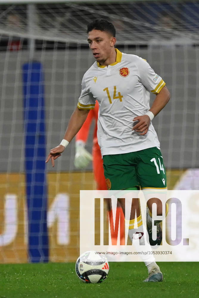 Football UEFA Nations League, Luxembourg Bulgaria, v l Filip Krastev Bulgaria Luxembourg