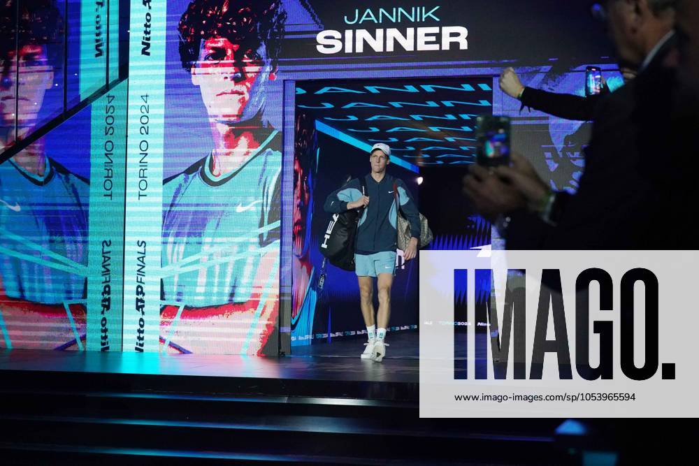 New event uploaded by calabro on 11-16-2024 21:2 Turin - Tennis, Nitto ATP, Tennis Herren Finals, Jannik Sinner, Turin, November 16, 2024. Photo Felice Calabro Editorial Usage Only Italy
