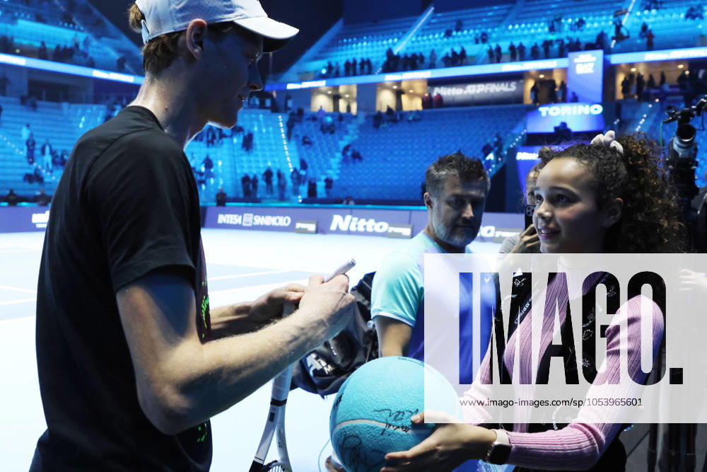 New event uploaded by calabro on 11-16-2024 21:2 Turin - Tennis, Nitto ATP, Tennis Herren Finals, Jannik Sinner, Turin, November 16, 2024. Photo Felice Calabro Editorial Usage Only Italy