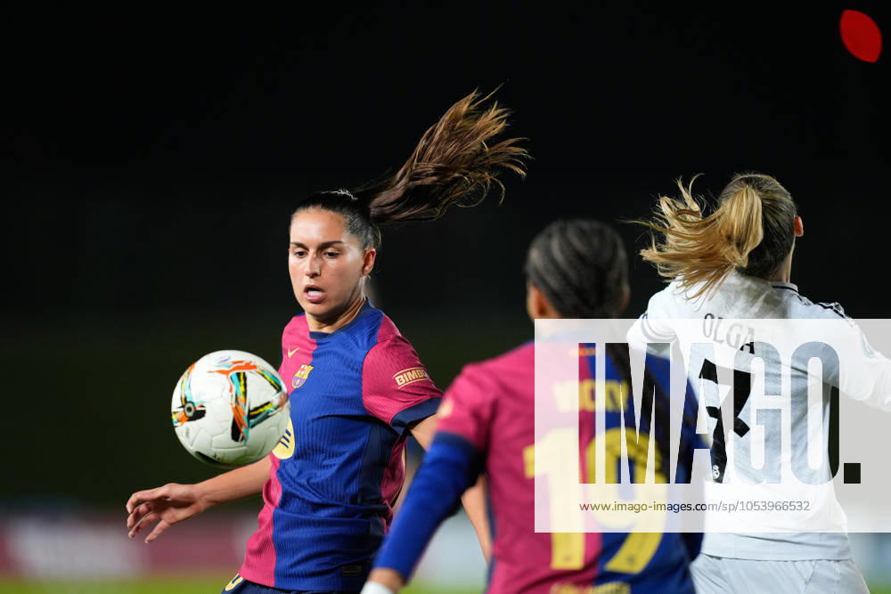 Francisca Kika Nazareth Ramos of FC Barcelona, Barca in action during the Spanish Women League, Liga F, football match played between Real Madrid and FC Barcelona at Alfredo Di Stefano stadium on November 16, 2024, in Valdebebas, Madrid, Spain. Valdebebas SPAIN - ZUMAa181 20241116_zaa_a181_420