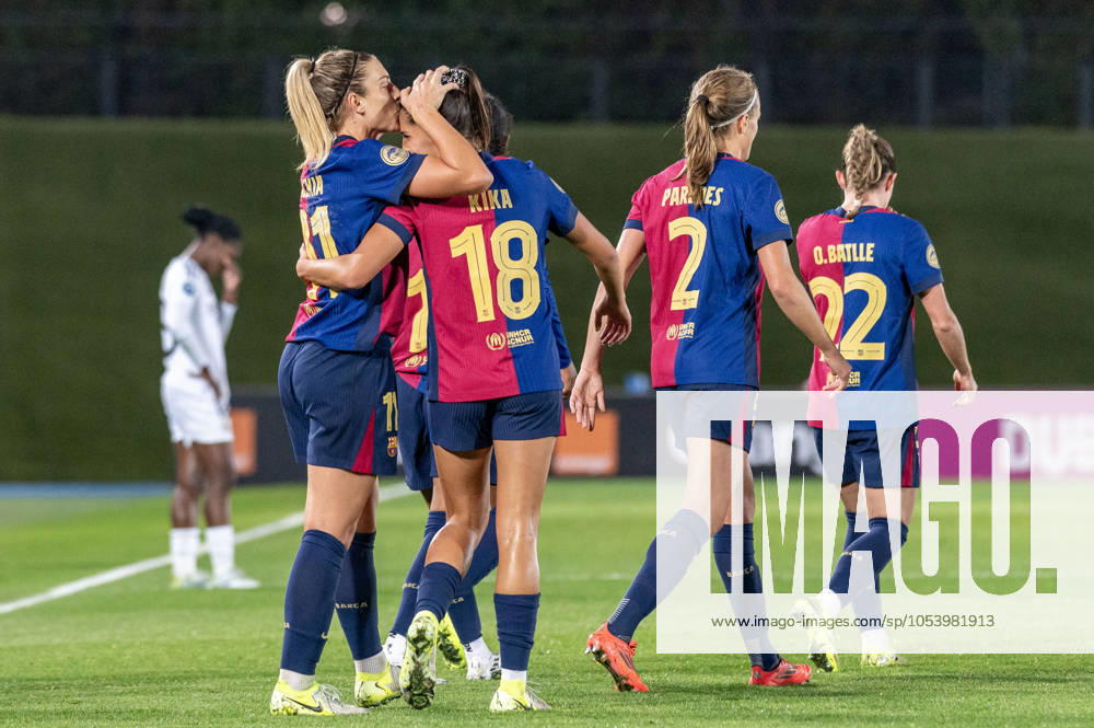 18 FRANCISCA RAMOS RIBEIRO NAZARETH DE SOUSA, 11 ALEXIA PUTELLAS .The Spanish League, Liga F, football match played between REAL MADRID and FC Barcelona, Barca at Stadium Alfredo Di Stefano on November 16, 2024, in Madrid, Spain. Valdebebas Spain - ZUMAc312 20241116_zsp_c312_068