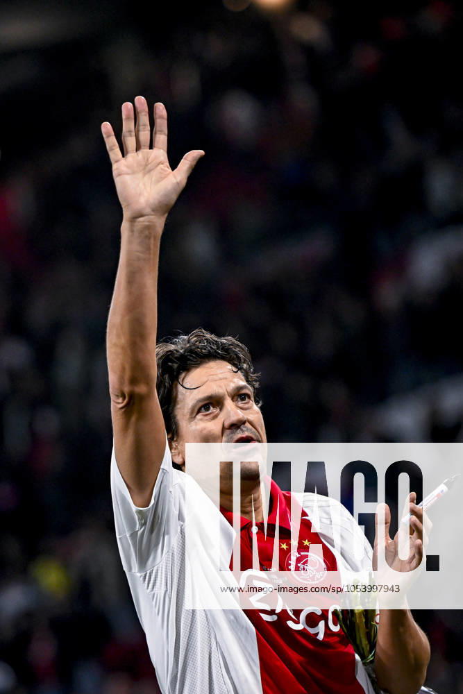 AFC Ajax Amsterdam legend player Jari Litmanen, during the match Ajax Legends Real Madrid Legends at the Johan Cruijff ArenA for the Dutch eredivisie season 2024 2025 in AMSTERDAM, Netherlands on 17 november 2024, photo by Stefan Koops EYE4images DeFodi Images not used in POL SRB CRO FRA GBR NED ITA USA Defodi 746 201008 Defodi-746 not used in POL SRB CRO FRA GBR NED ITA USA