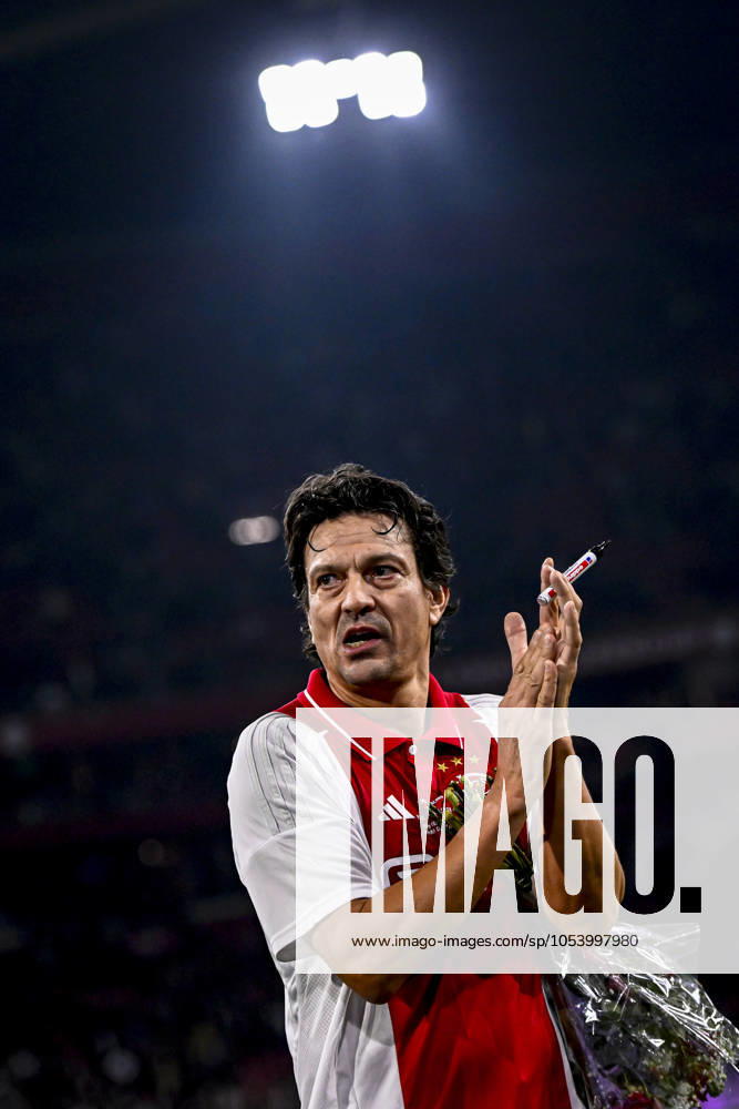 AFC Ajax Amsterdam legend player Jari Litmanen, during the match Ajax Legends Real Madrid Legends at the Johan Cruijff ArenA for the Dutch eredivisie season 2024 2025 in AMSTERDAM, Netherlands on 17 november 2024, photo by Stefan Koops EYE4images DeFodi Images not used in POL SRB CRO FRA GBR NED ITA USA Defodi 746 201019 Defodi-746 not used in POL SRB CRO FRA GBR NED ITA USA