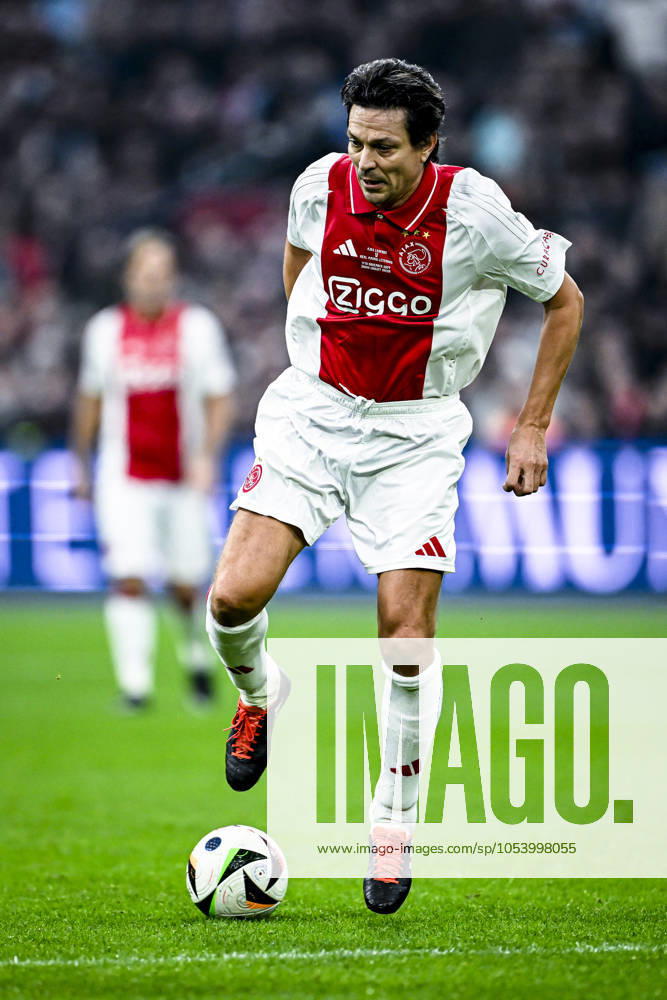 AFC Ajax Amsterdam legend player Jari Litmanen, during the match Ajax Legends Real Madrid Legends at the Johan Cruijff ArenA for the Dutch eredivisie season 2024 2025 in AMSTERDAM, Netherlands on 17 november 2024, photo by Stefan Koops EYE4images DeFodi Images not used in POL SRB CRO FRA GBR NED ITA USA Defodi 746 200939 Defodi-746 not used in POL SRB CRO FRA GBR NED ITA USA