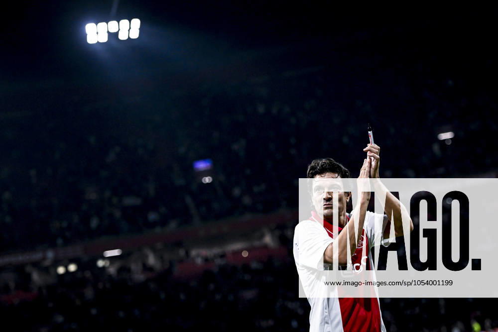 AFC Ajax Amsterdam legend player Jari Litmanen, during the match Ajax Legends Real Madrid Legends at the Johan Cruijff ArenA for the Dutch eredivisie season 2024 2025 in AMSTERDAM, Netherlands on 17 november 2024, photo by Stefan Koops EYE4images DeFodi Images not used in POL SRB CRO FRA GBR NED ITA USA Defodi 746 201135 Defodi-746 not used in POL SRB CRO FRA GBR NED ITA USA