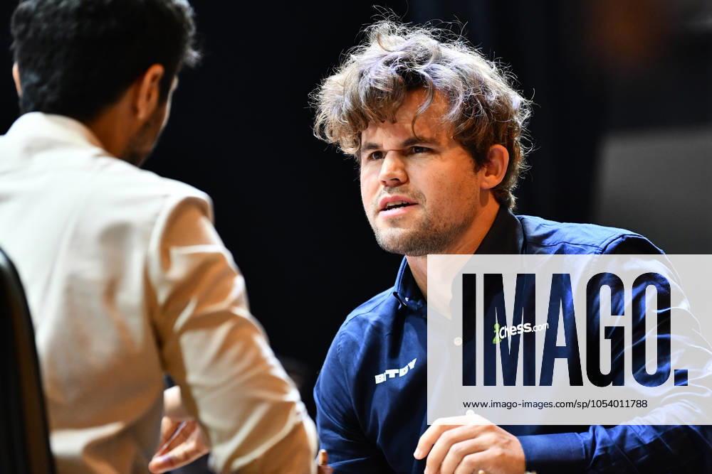 Final Day Of TATA STEEL CHESS INDIA Rapid & Blitz Tournament Norwegian GM Magnus Carlsen plays chess during the 6th TATA Steel Chess India Tournament at Dhono Dhanyo Auditorium in Kolkata, India, on November 17, 2024. KOLKATA India