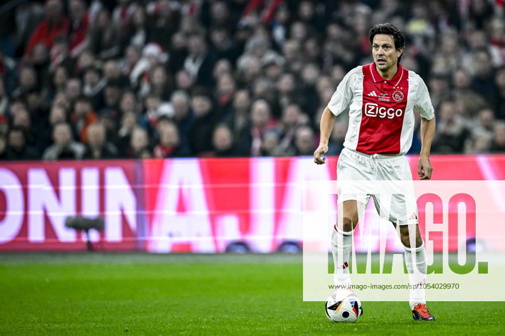 AFC Ajax Amsterdam legend player Jari Litmanen, during the match Ajax Legends Real Madrid Legends at the Johan Cruijff ArenA for the Dutch eredivisie season 2024 2025 in AMSTERDAM, Netherlands on 17 november 2024, photo by Stefan Koops EYE4images DeFodi Images not used in POL SRB CRO FRA GBR NED ITA USA Defodi 746 201210 Defodi-746 not used in POL SRB CRO FRA GBR NED ITA USA