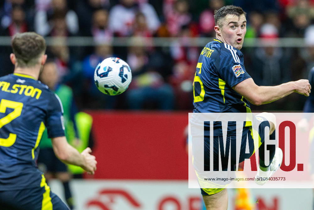 Poland v Scotland - UEFA Nations League 2024 John Souttar in action during the UEFA Nations League 2024 League A Group A1 match between Poland and Scotland, at the PGE Narodowy in Warsaw, Poland, on November 18, 2024. Warsaw Poland