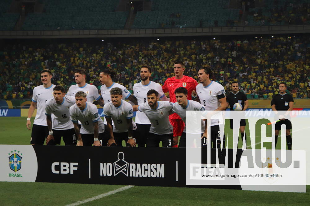 Brasil x Uruguai SALVADOR, BA - 19.11.2024: BRASIL X URUGUAI - Match between Brazil x Uruguay, valid for the 2026 World Cup Qualifiers, this Tuesday (29) at Arena Fonte Nova, in Salvador BA. (Photo: Laura Lopes Fotoarena) x2653236x LauraxLopes