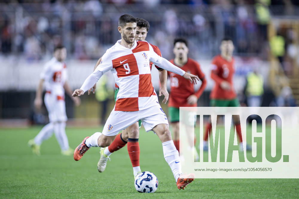 Nations League - League A, Group A1 - Croatia vs Portugal 1:1. - On photo Croatian Andrej Kramaric 9. Split Croatia - ZUMALEAG 20241118_mda_p210_421