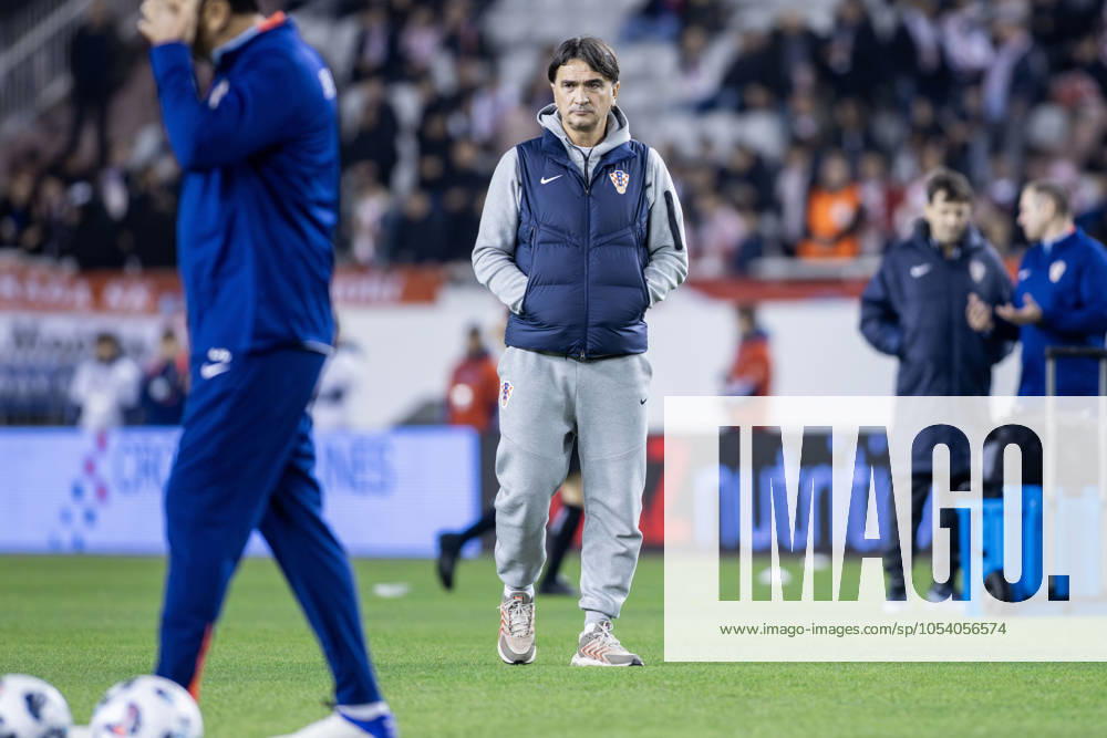 Nations League - League A, Group A1 - Croatia vs Portugal 1:1. - On photo Croatian coach Zlatko Dalic during warm up. Split Croatia - ZUMALEAG 20241118_mda_p210_441
