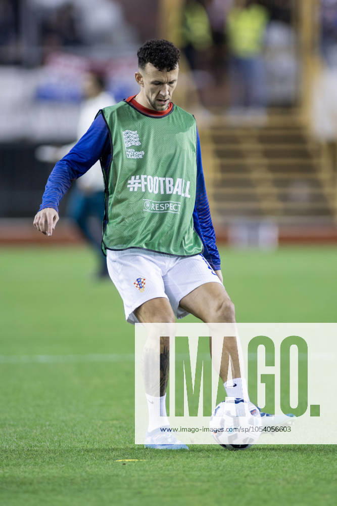 Nations League - League A, Group A1 - Croatia vs Portugal 1:1. - Croatian Ivan Perisic 14 during warm up. Split Croatia - ZUMALEAG 20241118_mda_p210_440