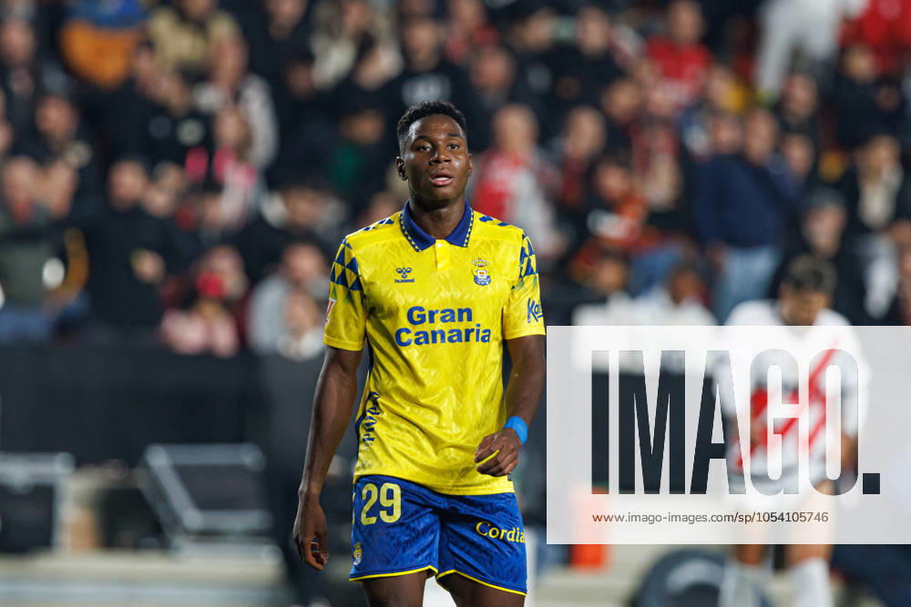 Dario Essugo seen during LaLiga EA SPORTS game between teams of Rayo Vallecano and UD Las Palmas at Estadio de Vallecas (Maciej Rogowski) Madrid Estadio de Vallecas Spain