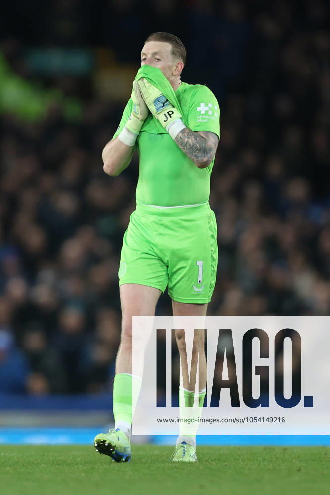 Jordan Pickford of Everton dejected Everton v Brentford, Premier League, Football, Goodison Park, Liverpool, UK - 23 Nov 2024