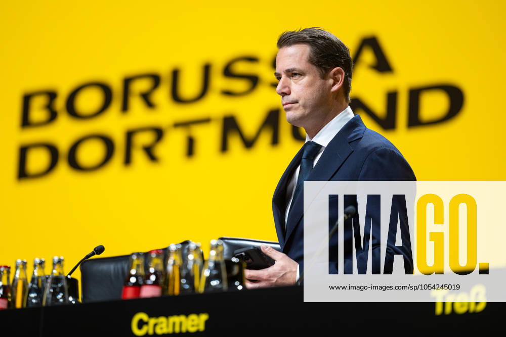 Football, Economy, Politics, Season 2024 2025, Annual General Meeting Borussia Dortmund, Managing Director Sport Lars Ricken Borussia Dortmund , Dortmund Westfalenhalle NRW Germany xRHR PHOTO DEx