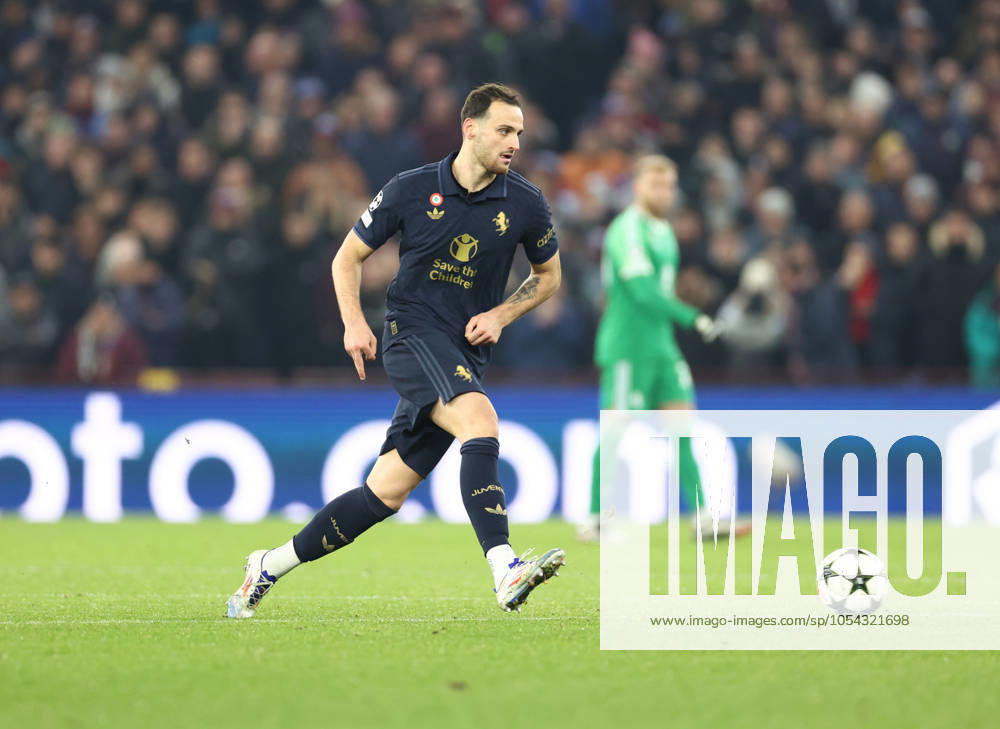 Aston Villa v Juventus FC Champions League 27 11 2024. Federico Gatti of Juventus during the Champions League match between Aston Villa and Juventus FC at Villa Park, Birmingham, England on 27 November 2024. Birmingham Villa Park West Midlands England Editorial use only ,