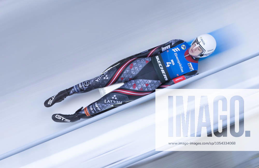 Photographer FIL Michael Kristen 28 11 2024 1 FIL Eberspächer Luge World Cup, Lillehammer NOR , WC Norway, training, women single, single seater, picture Elina Ieva Bota LAT