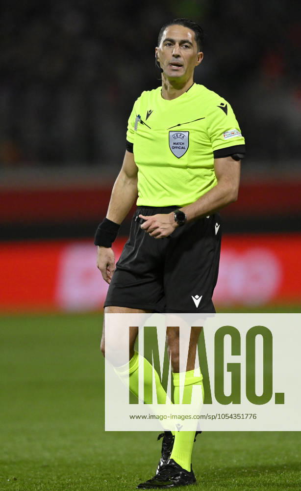 Referee Referee Serdar Goezuebueyuek NED 1 FC Heidenheim 1846 FCH vs FC Chelsea 28 11 2024 UEFA Conference League DFL REGULATIONS PROHIBIT ANY USE OF PHOTOGRAPHS AS IMAGE SEQUENCES AND OR QUASI VIDEO 1 FC Heidenheim 1846 FCH vs FC Chelsea