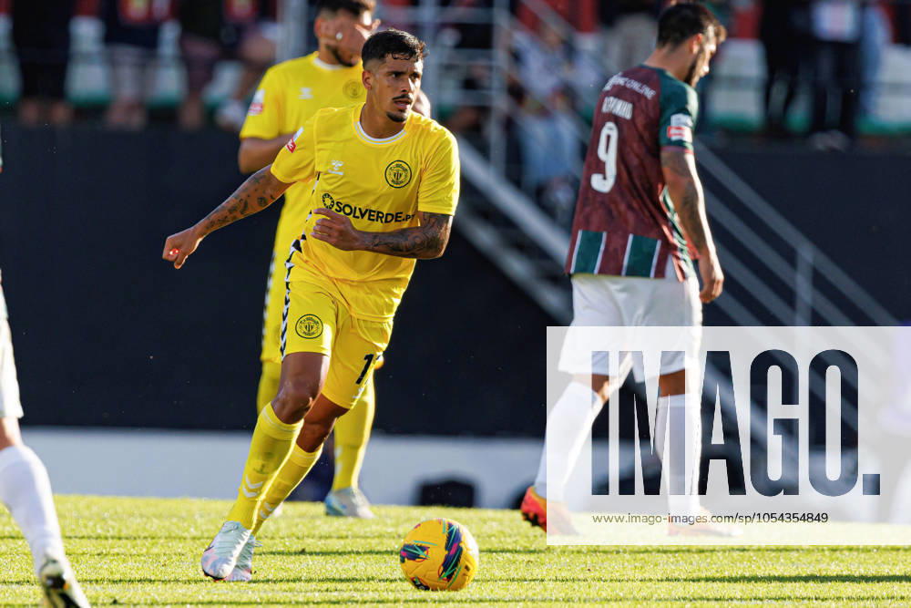 CF Estrela Amadora Vs CD Nacional in Amadora, Portugal - 10 Nov 2024 Daniel Penha (CD Nacional) seen in action during the Liga Portugal game between teams of CF Estrela Amadora and CD Nacional at Estadio Jose Gomes. Final score; CF Estrela Amadora 2:0 CD Nacional Amadora Portugal