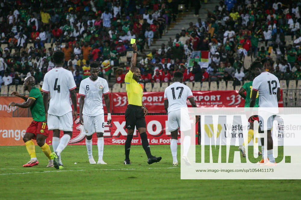 Amos Nondi Obiero of Kenya (yellow card) during the 2025 Africa Cup of Nations {AFCON} qualifier match between Cameroon and Kenya at Stade omnisport de Douala on October 11, 2024 in Douala, Cameroon. Photo by Vincent Kimto