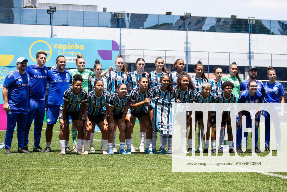 Ferroviária x Grêmio SÃO PAULO, SP - 01.12.2024: FERROVIÁRIA X GRÊMIO - Grêmio squad during the match between Ferroviária and Grêmio, valid for the second round of the Women& 39;s Cup and held on Sunday morning (01) at the Ibrachina Arena in São Paulo, SP. (Photo: Rodilei Morais Fotoarena) x2659874x RodileixMorais