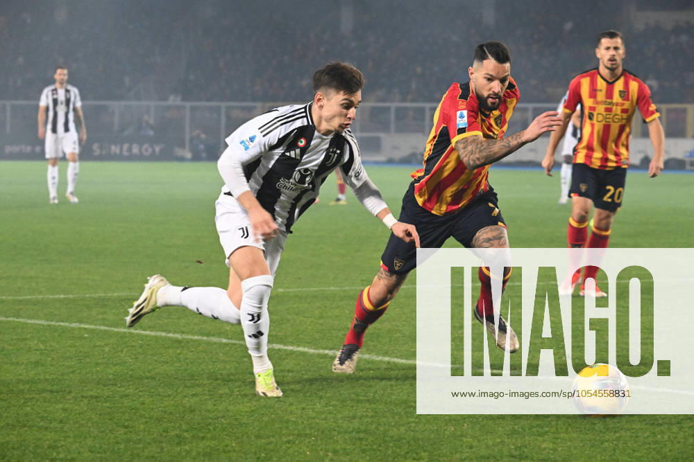 CALCIO - Serie A - US Lecce vs Juventus FC Francisco Conceicao (Juventus Fc) in action during US Lecce vs Juventus FC, Italian soccer Serie A match in Lecce, Italy, December 01 2024 Lecce Italy