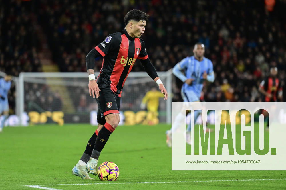 Bournemouth v Tottenham Hotspur Premier League Evanilson of Bournemouth during the Premier League match at the Vitality Stadium, Bournemouth UK Newspapers OUT