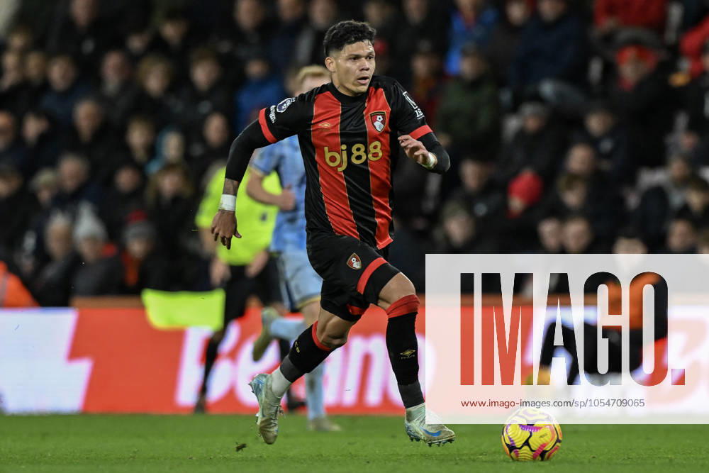 Bournemouth v Tottenham Hotspur Premier League Evanilson of Bournemouth during the Premier League match at the Vitality Stadium, Bournemouth UK Newspapers OUT