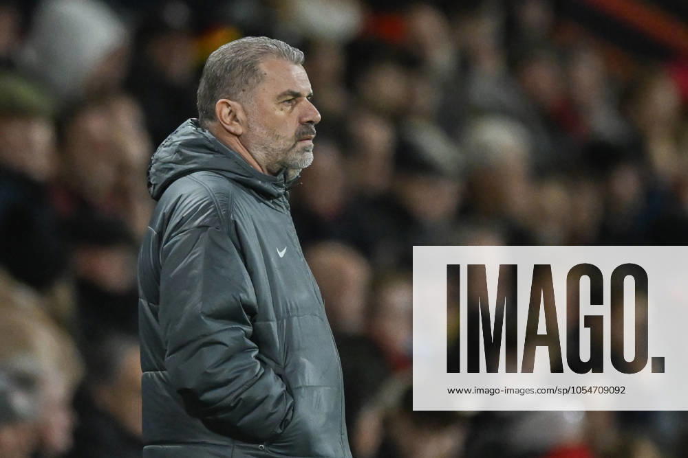Bournemouth v Tottenham Hotspur Premier League Tottenham Hotspur Manager Ange Postecoglou during the Premier League match at the Vitality Stadium, Bournemouth UK Newspapers OUT
