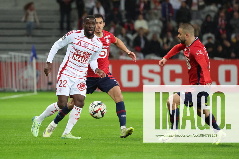 Massadio HAIDARA (Brest) lors du match LOSC Lille vs Stade Brestois 29, Ligue 1, Decathlon Arena stade Pierre Mauroy, le 6 dà cembre 2024
