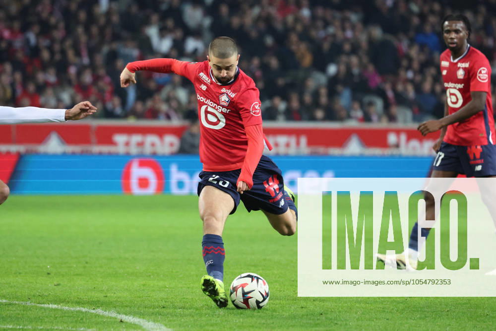 Edon ZHEGROVA (LOSC Lille) lors du match LOSC Lille vs Stade Brestois 29, Ligue 1, Decathlon Arena stade Pierre Mauroy, le 6 dà cembre 2024