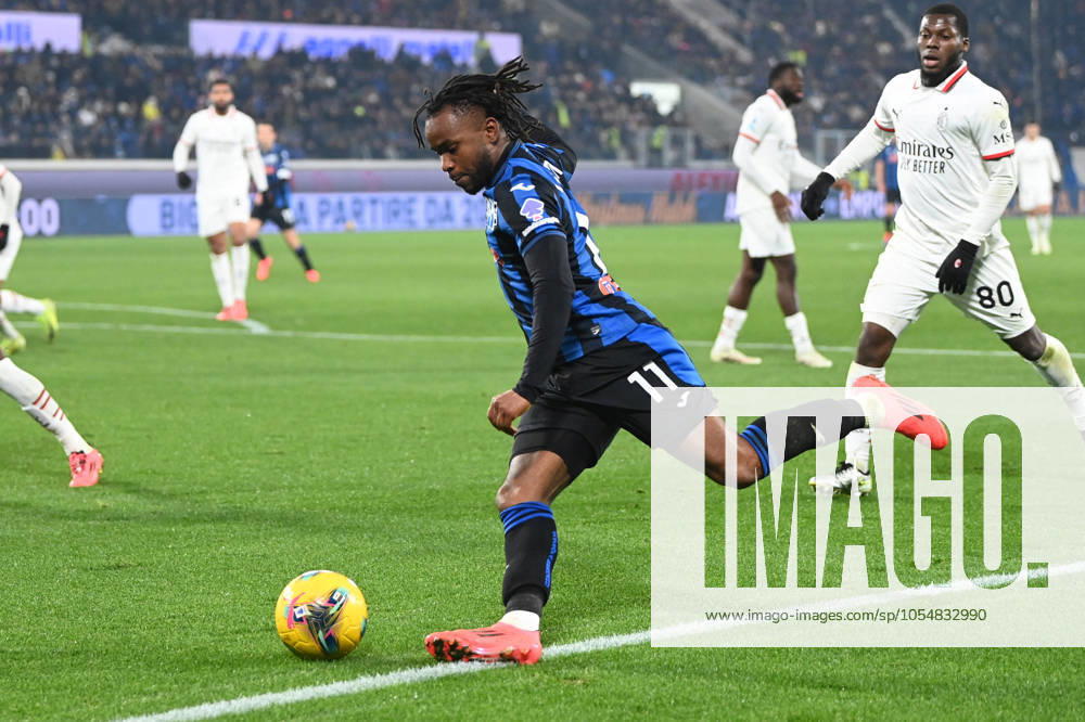 CALCIO - Serie A - Atalanta BC vs AC Milan LOOKMAN Ademola (Atalanta Bc) in action during Atalanta BC vs AC Milan, Italian soccer Serie A match in Bergamo, Italy, December 06 2024 Bergamo Italy