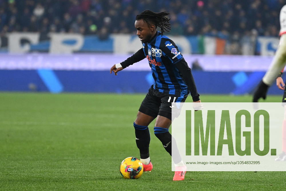 CALCIO - Serie A - Atalanta BC vs AC Milan LOOKMAN Ademola (Atalanta Bc) in action during Atalanta BC vs AC Milan, Italian soccer Serie A match in Bergamo, Italy, December 06 2024 Bergamo Italy