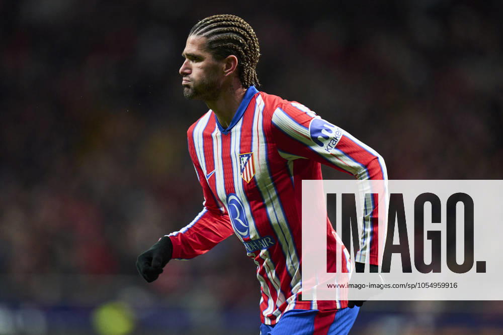 ESP: Atletico de Madrid v Sevilla FC. La Liga EA Sports. Date 16 Rodrigo De Paul of Atletico de Madrid celebrates the 1-0 during the La Liga EA Sports match between Atletico de Madrid and Sevilla FC played at Riyadh Air Metropolitano Stadium on December 8, 2024 in Madrid, Spain. kpng