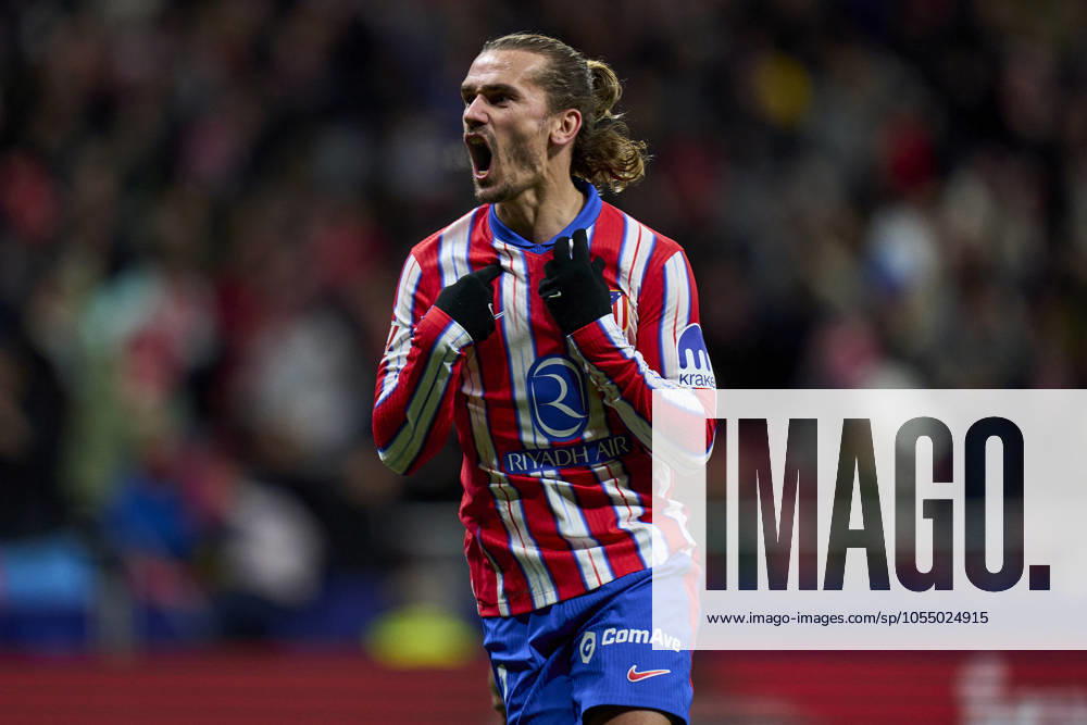 ESP: Atletico de Madrid v Sevilla FC. La Liga EA Sports. Date 16 Antoine Griezmann of Atletico de Madrid during the La Liga EA Sports match between Atletico de Madrid and Sevilla FC played at Riyadh Air Metropolitano Stadium on December 8, 2024 in Madrid, Spain. kpng